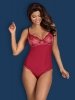 Bielizna-Rosalyne body czerwone  S/M